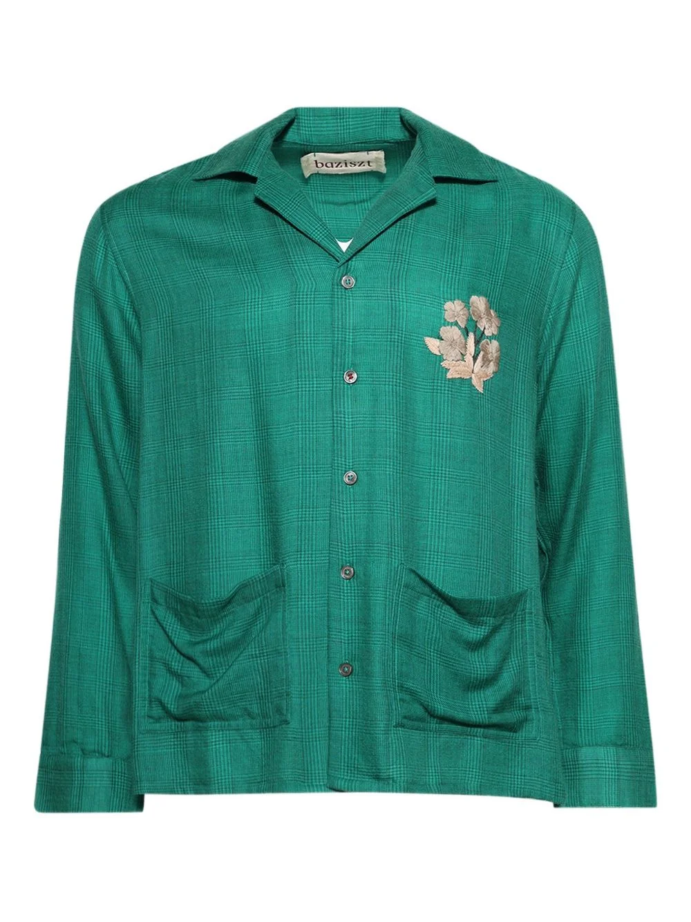 Chitin floral-embroidered shirt - 1