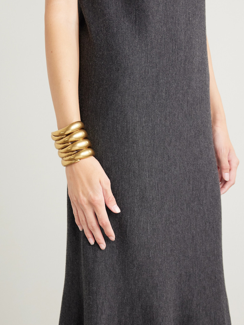 KHAITE Cyclone Gold-plated Cuff outlook