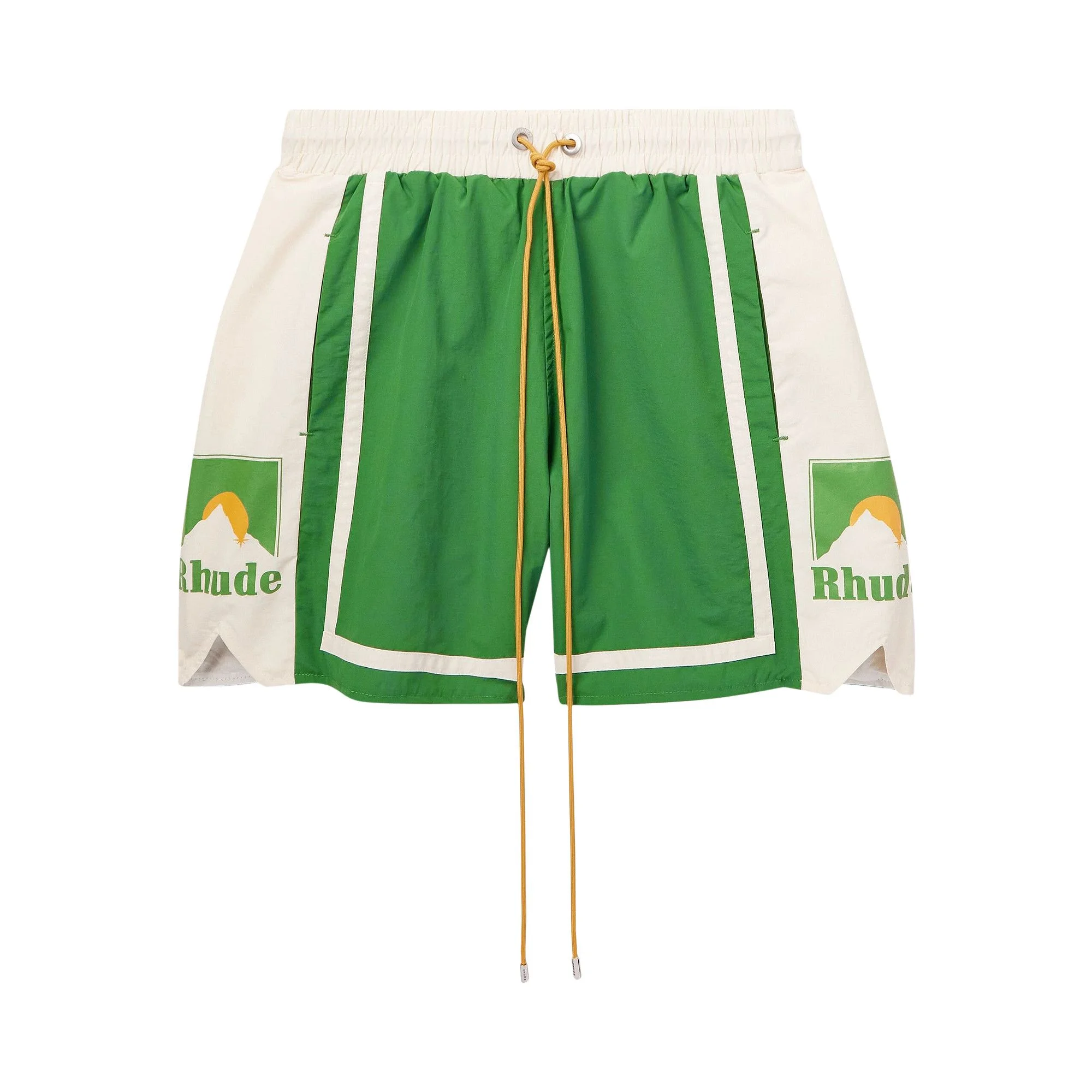 Rhude Moonlight Short 'Green/Ivory' - 1