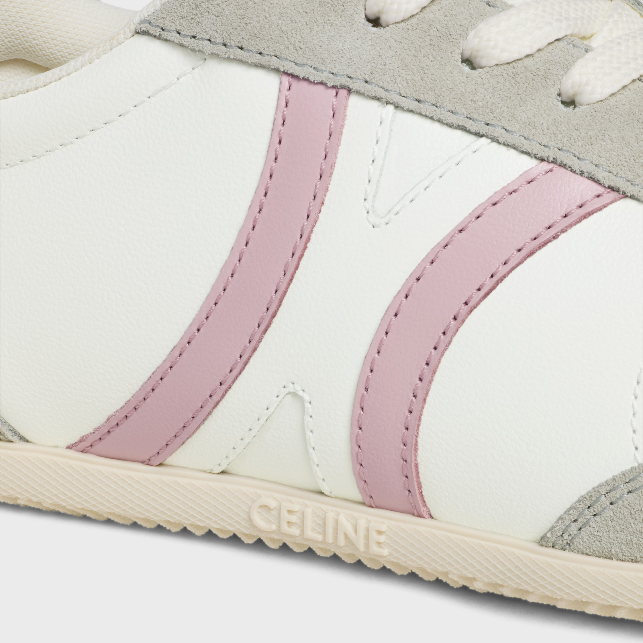 CELINE JOGGER LOW LACE-UP SNEAKER IN Calfskin & Suede Calfskin - 5