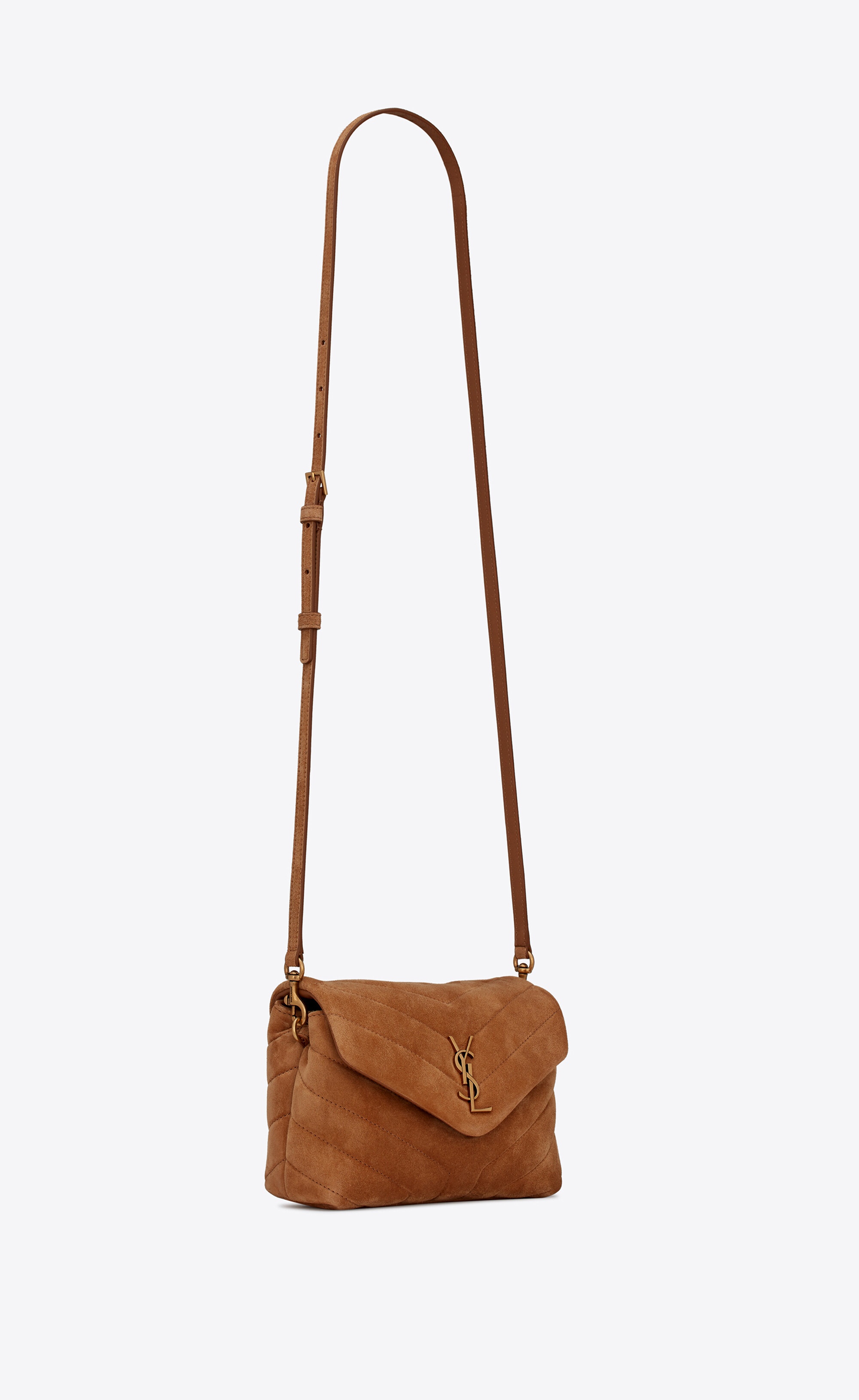 Small loulou suede bag - Saint Laurent - Women