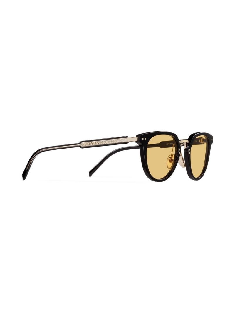 小物 PRADA Logo round sunglasses Prada Leopard Print Round Sunglasses SRP07P 134626648 | eBay