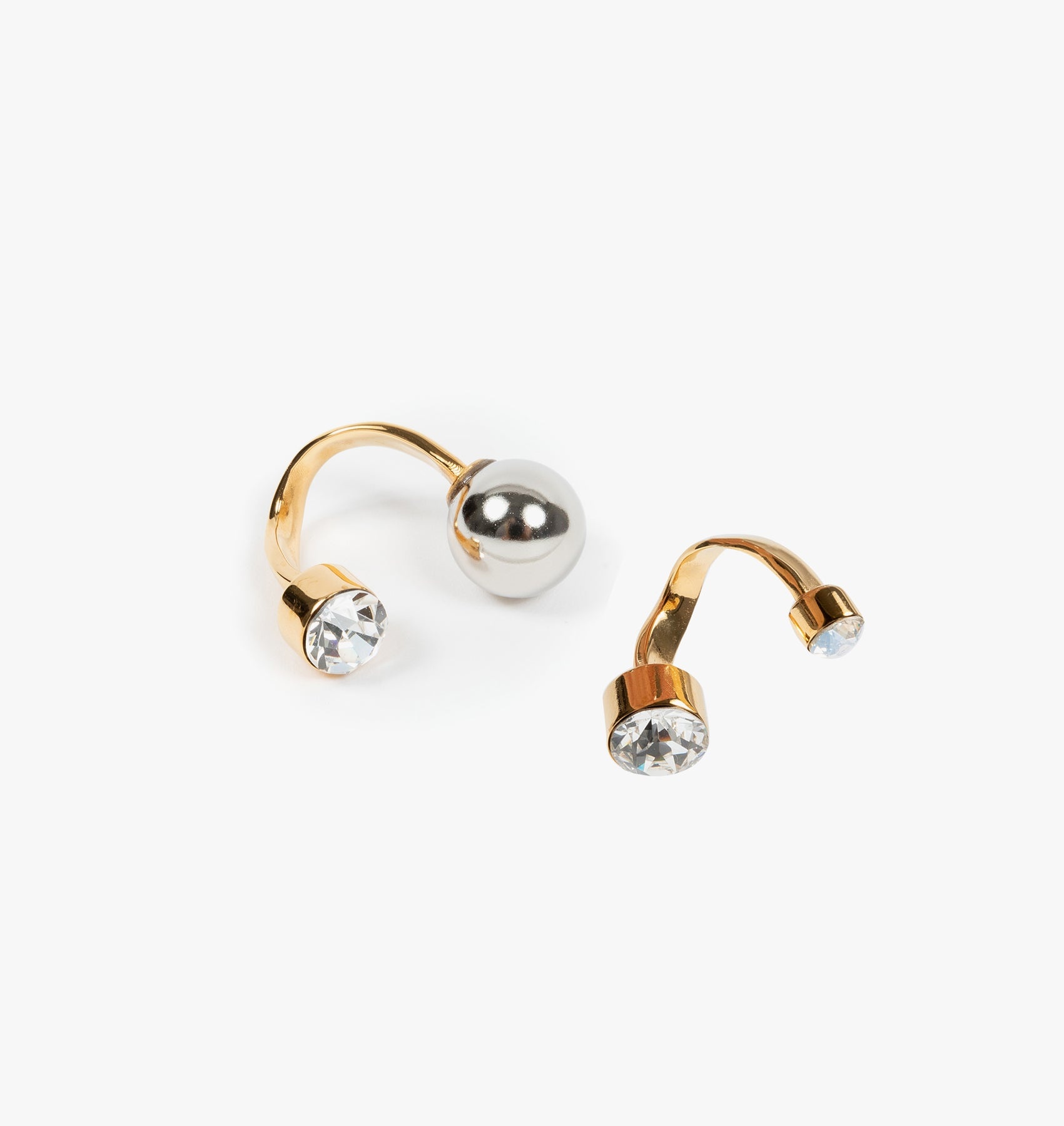 SET OF CRYSTAL RINGS - 1