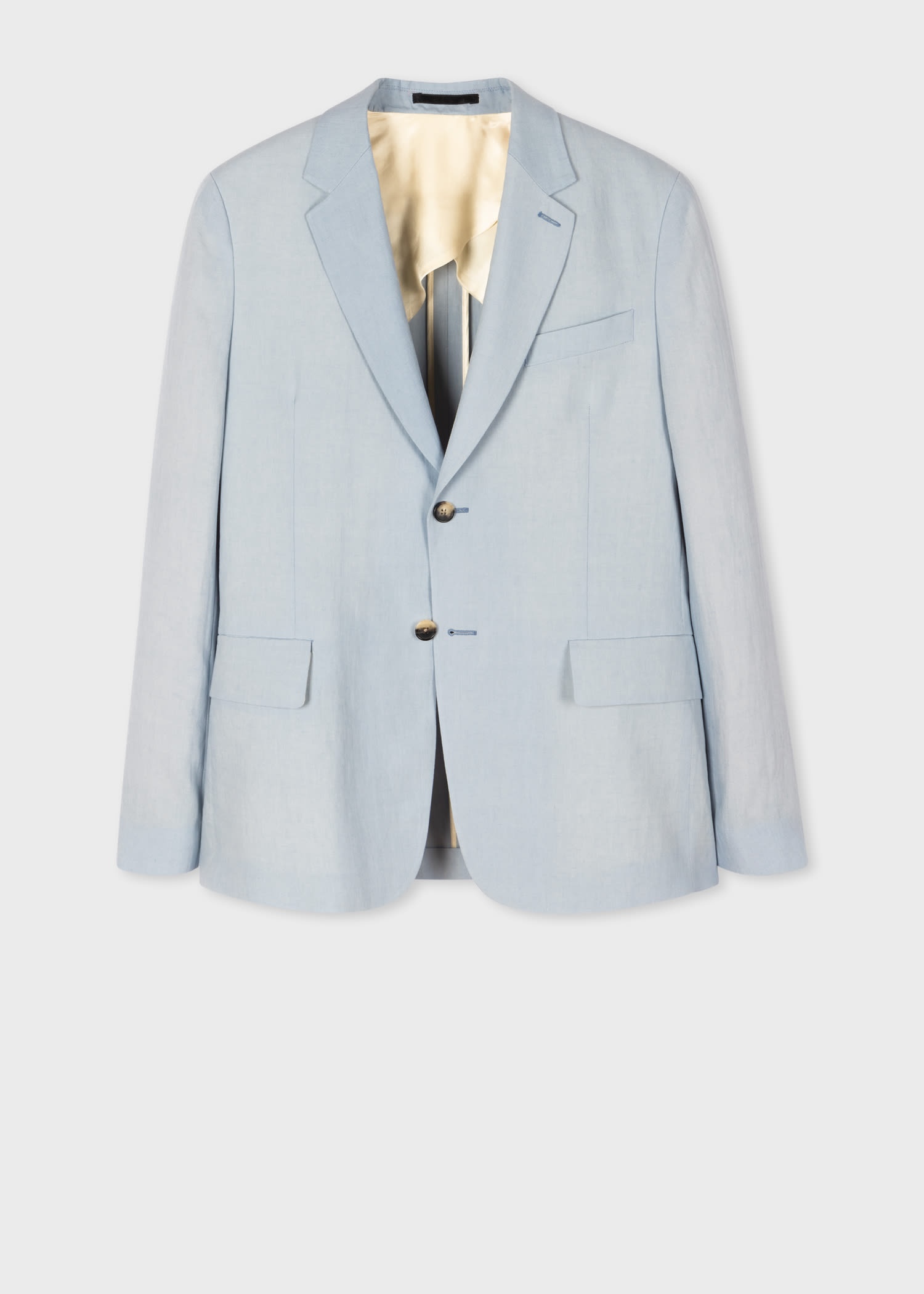 Linen Buggy-Lined Blazer - 1