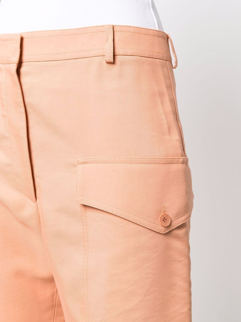 cropped straight-leg trousers 5