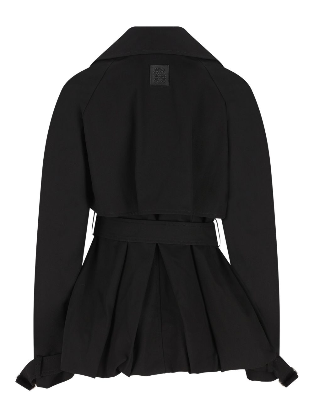 belted balloon-silhouette jacket - 2