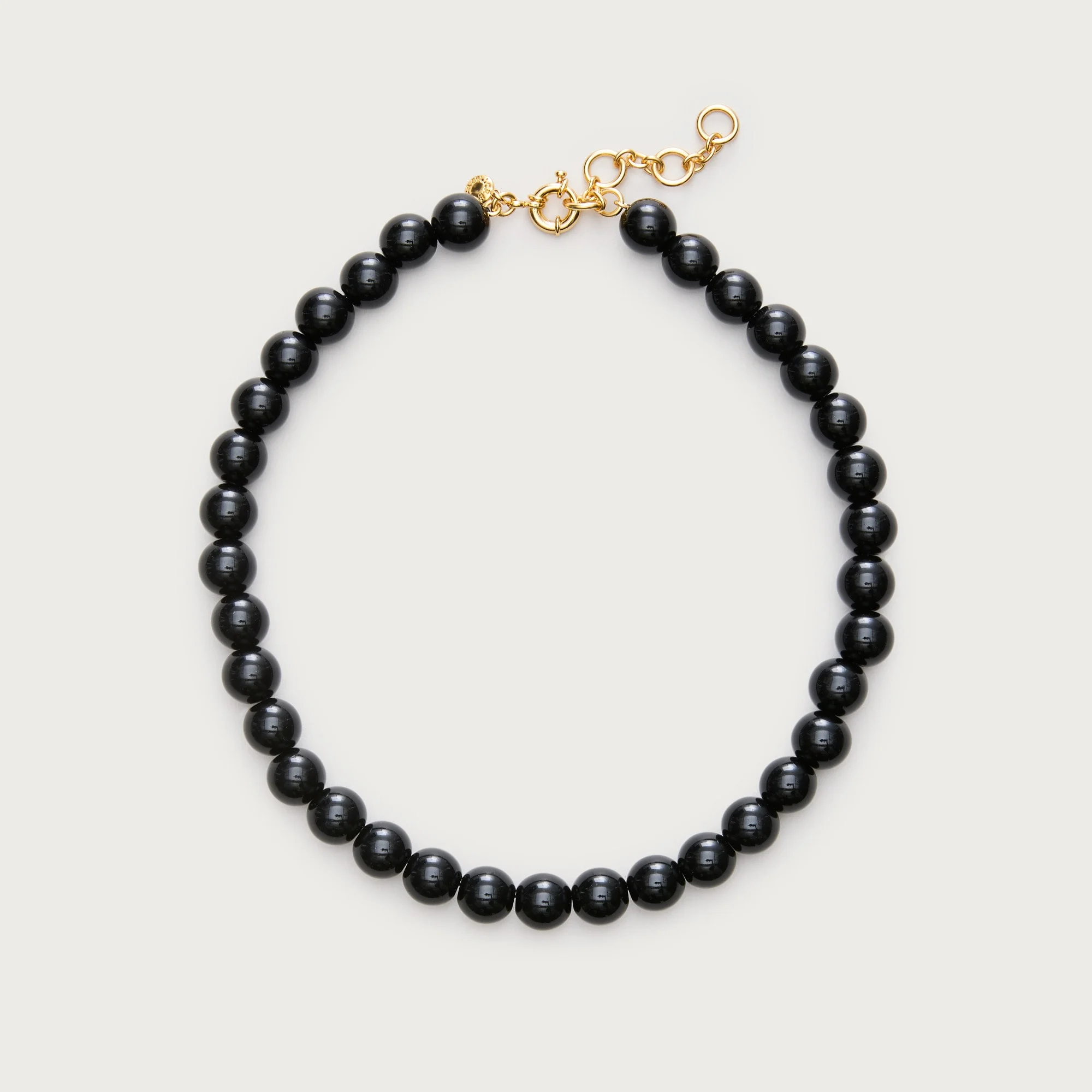 Chunky beaded necklace - 1