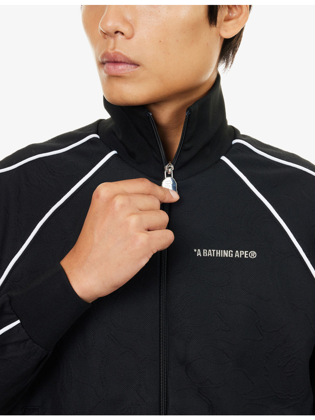 Line Camo Stretch-Woven Track Jacket - 5