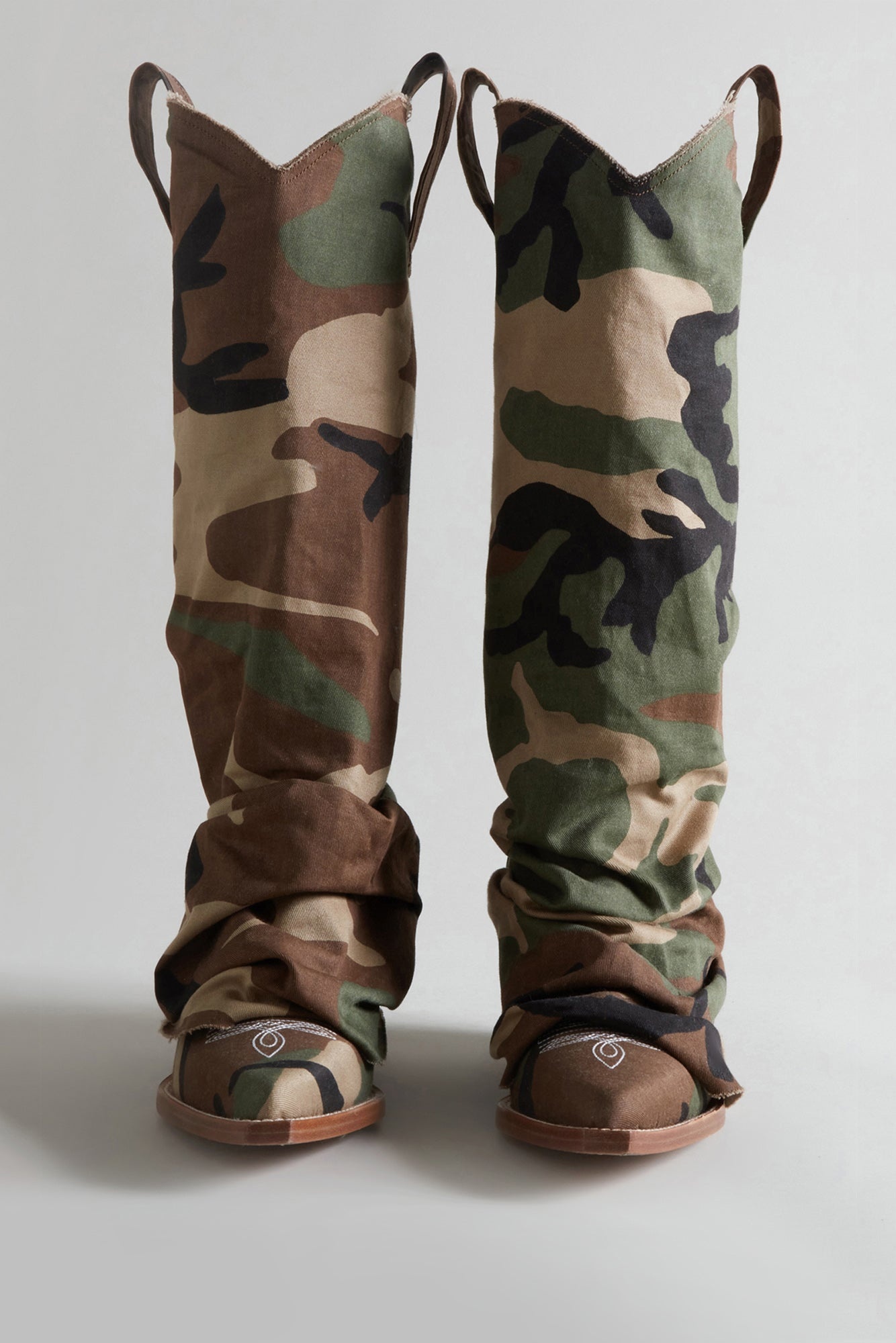 MID COWBOY BOOTS - CAMO - 2