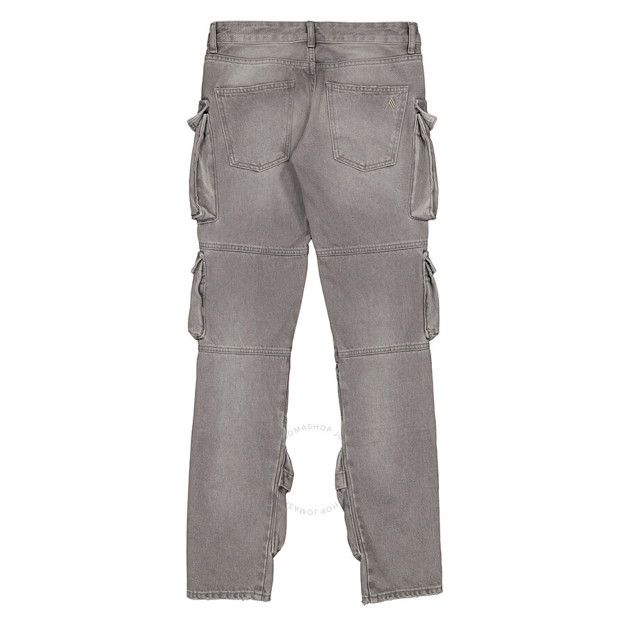 The Attico Ladies Grey Essie Long Pants - 2