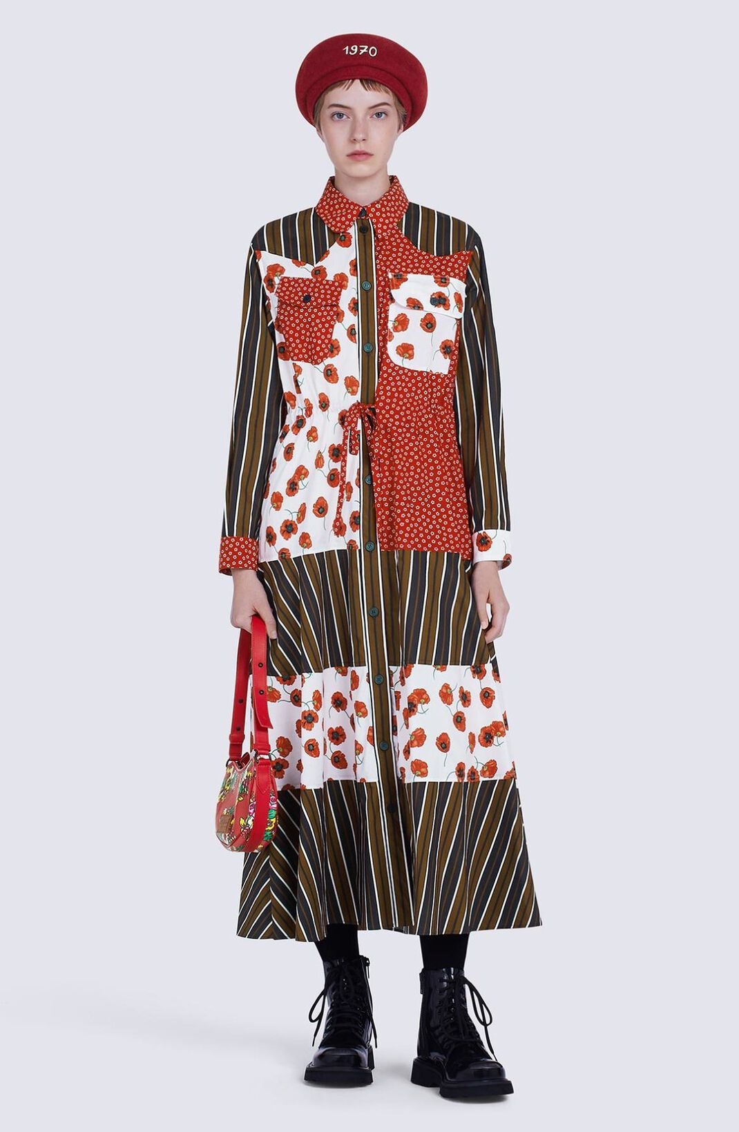 Printed midi dress - 2