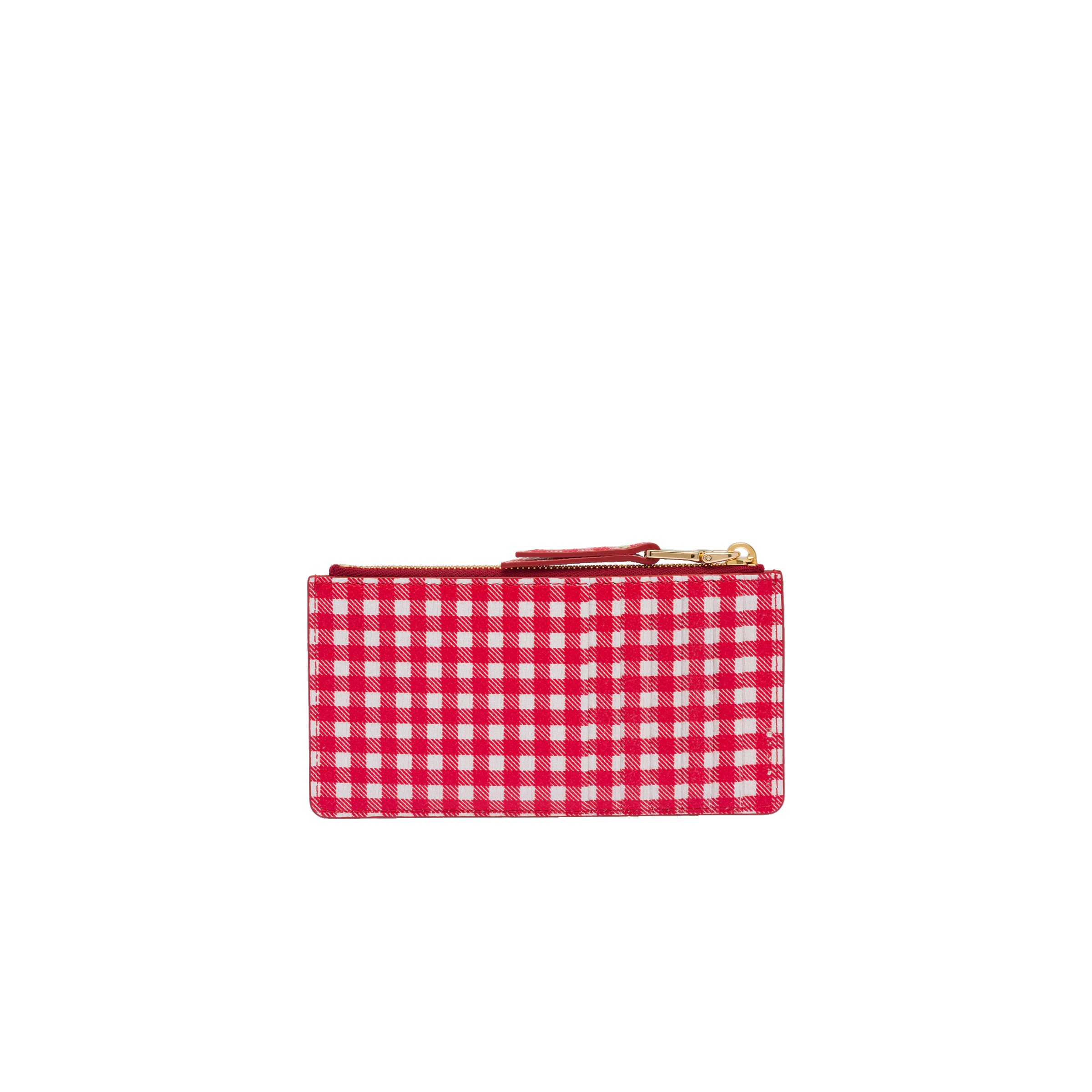 Printed Madras leather envelope wallet - 4