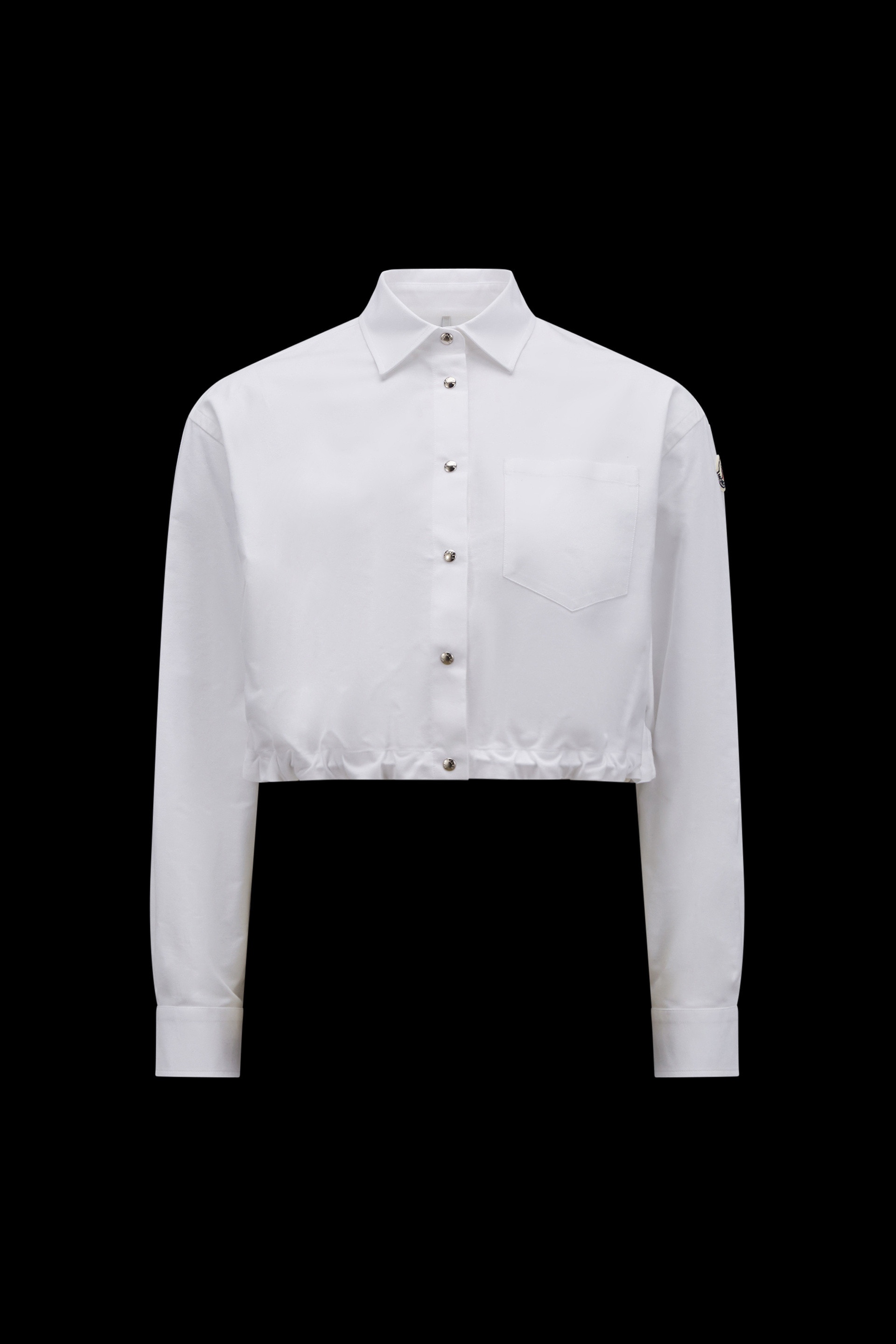 Cropped Cotton Shirt - 1