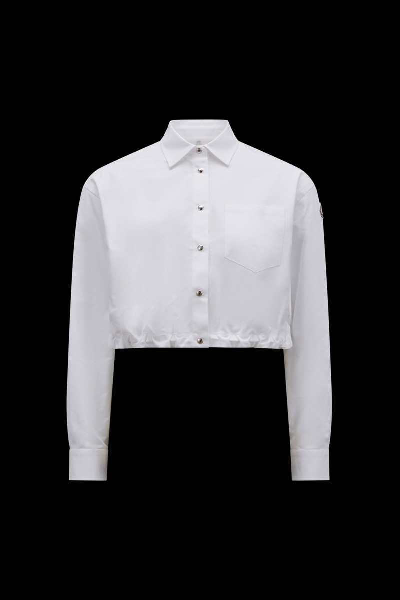 Cropped Cotton Shirt - 1