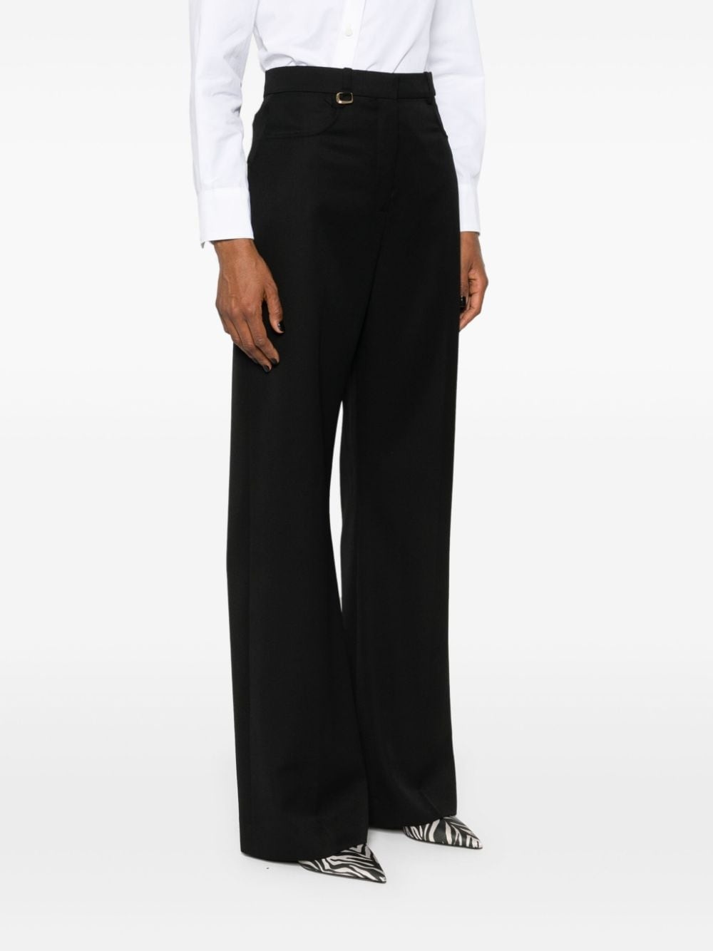 Le Pantalon Sauge flared trousers - 3