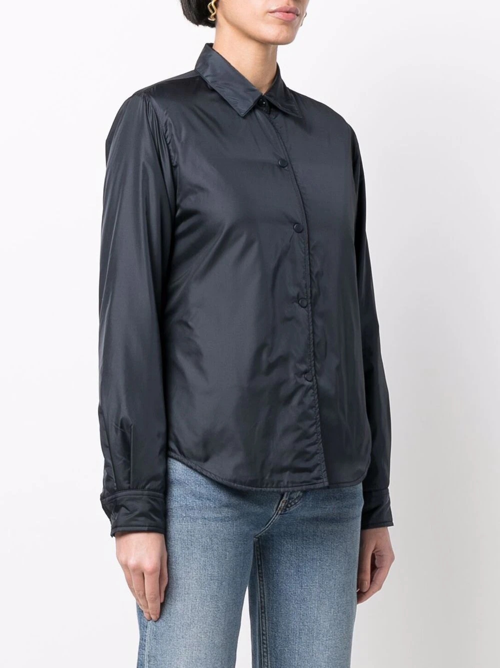 fitted shirt jacket - 3
