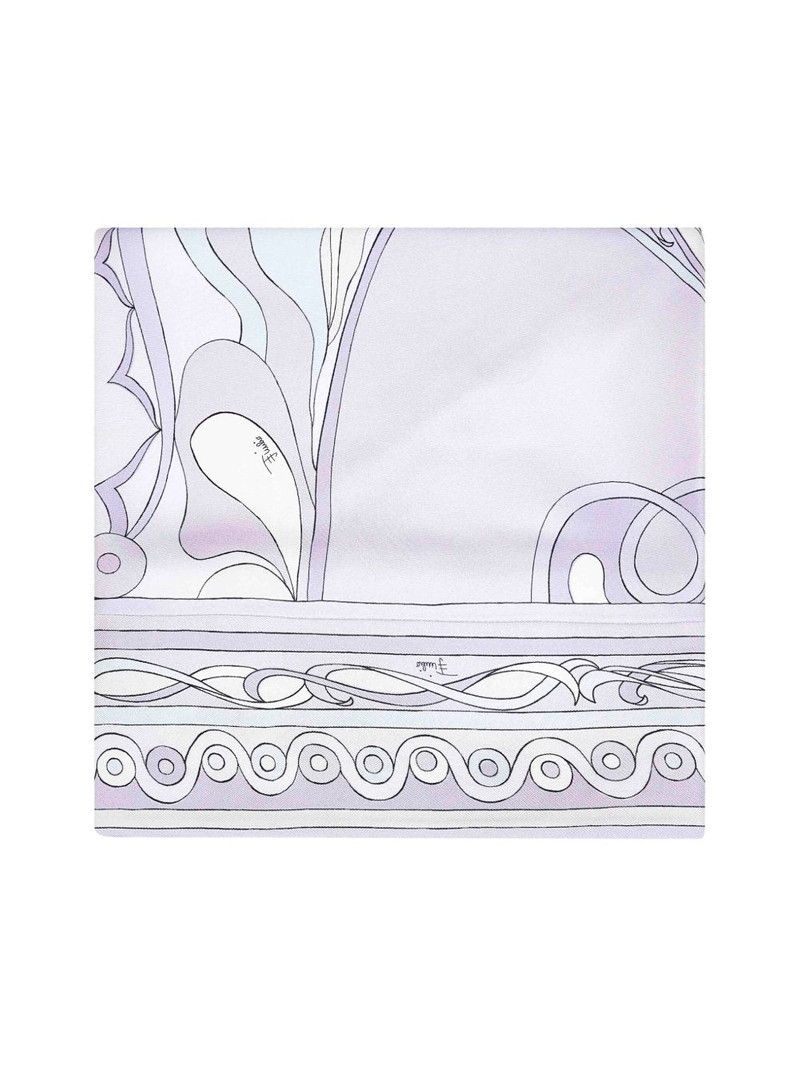 PUCCI patterned triangular scarf outlook