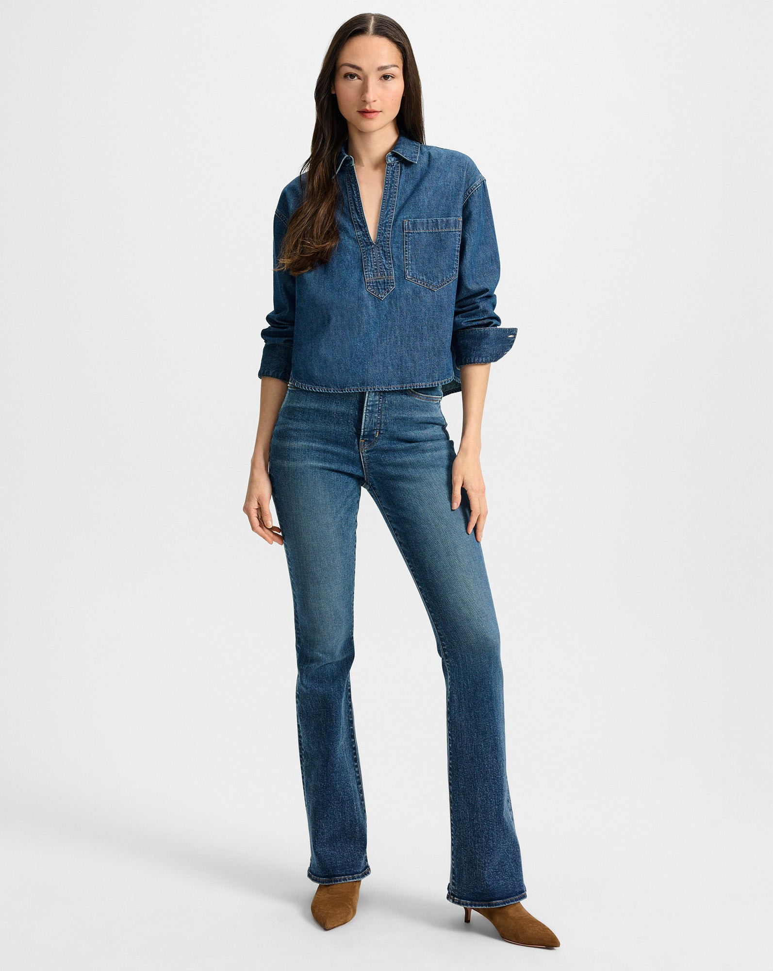 KHAI DENIM BLOUSE - 3