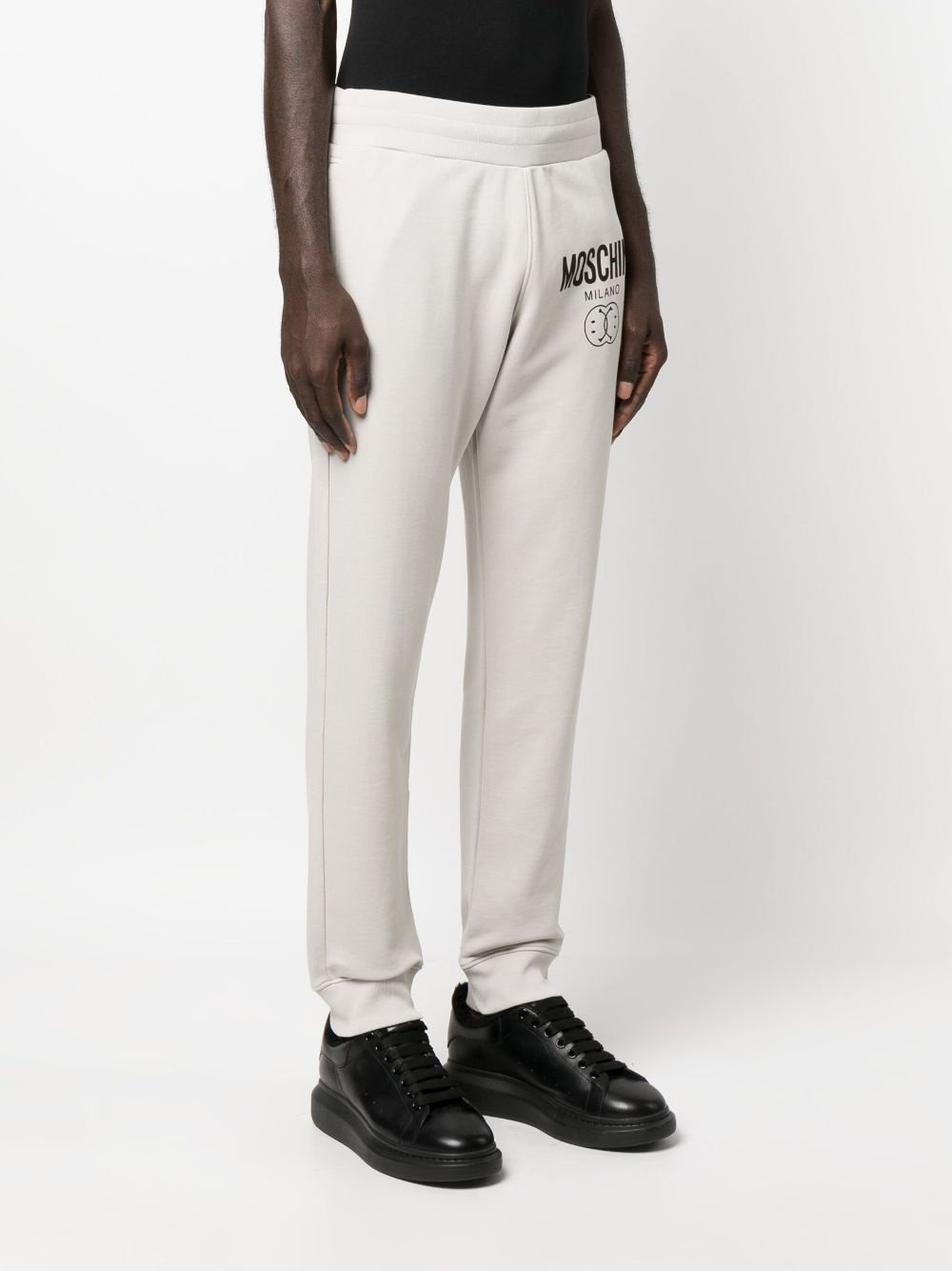 Smiley-print logo track trousers - 3