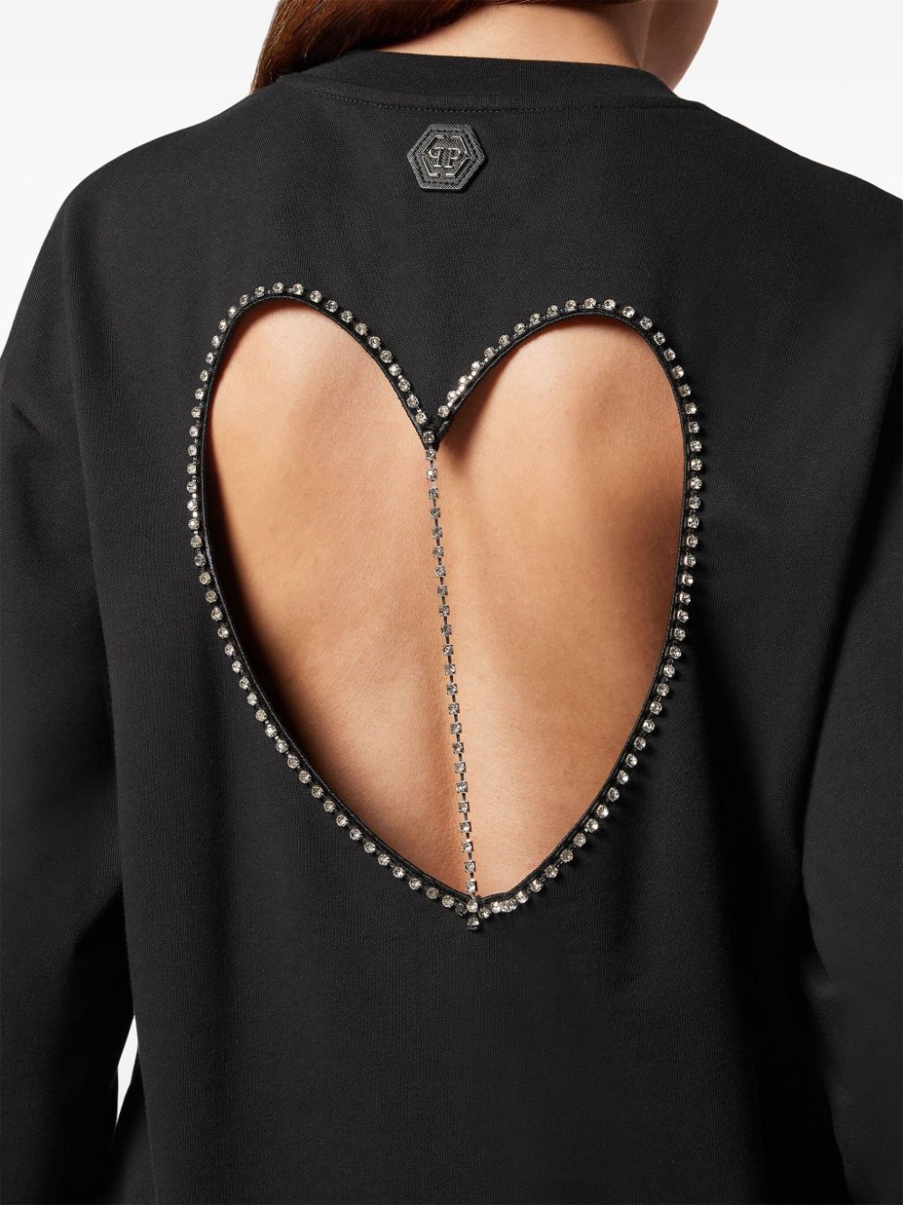 logo-patch cotton sweatshirt - 5