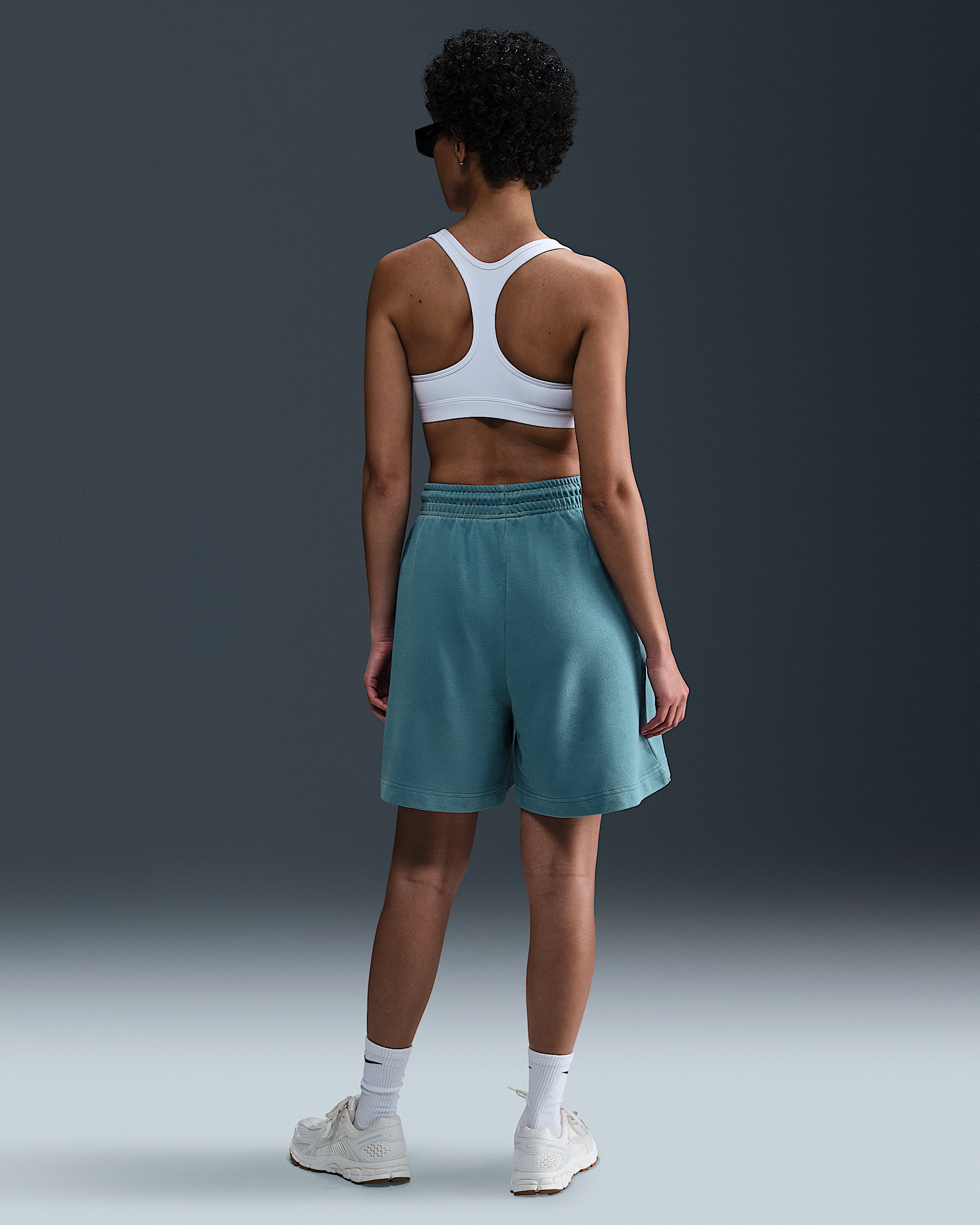 Nike Sportswear Phoenix Fleece Women's High-Waisted French Terry Shorts - 4