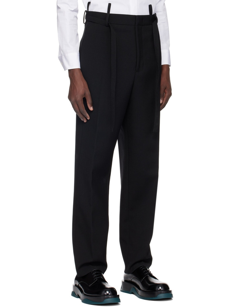 Jil Sander Black Layered Trousers outlook