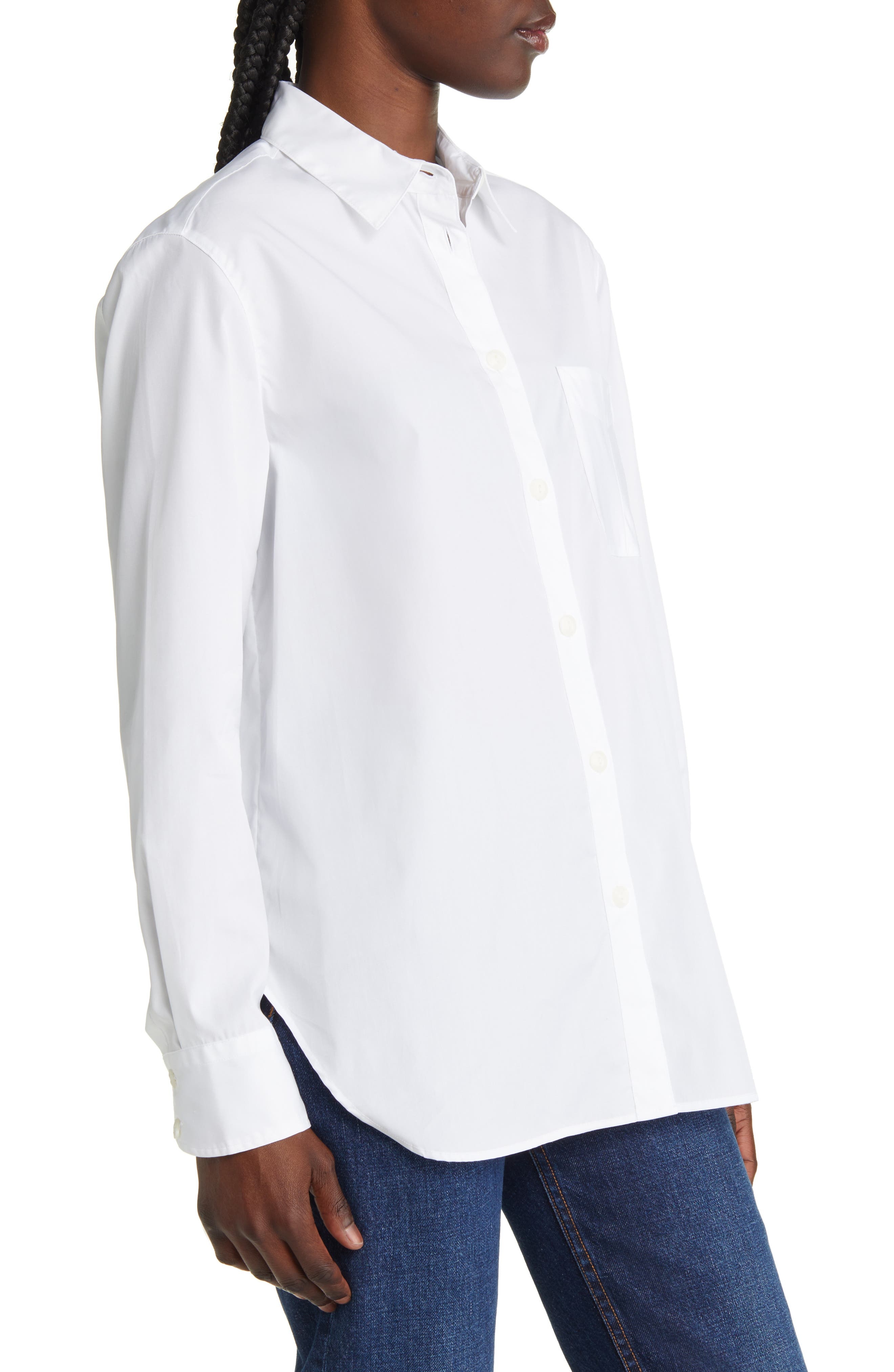 ICONS Maxine Cotton Poplin Button-Up Shirt - 3