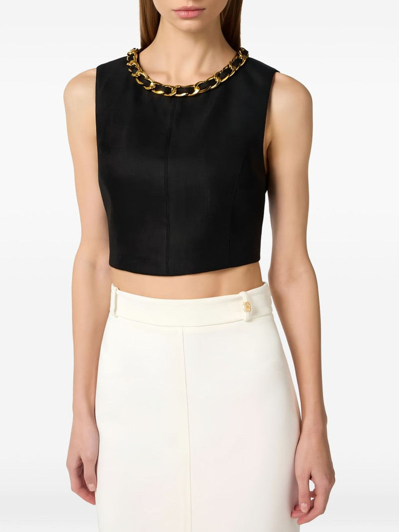jewel chain cropped top 4