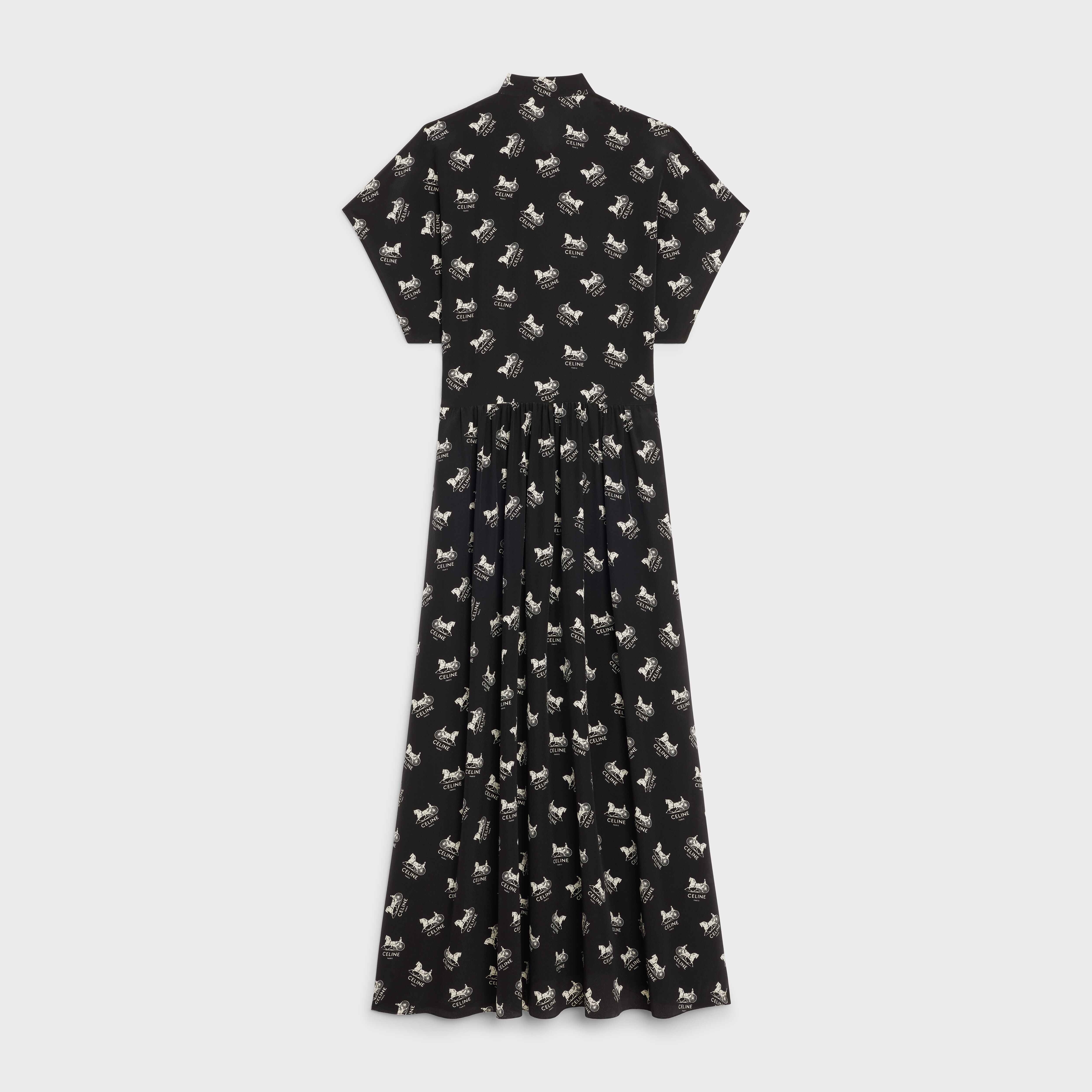 LAVALLIÈRE DRESS IN CREPE DE CHINE - 2
