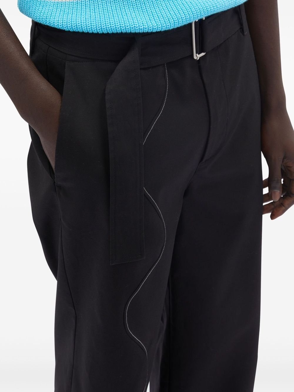 straight-leg trousers - 5