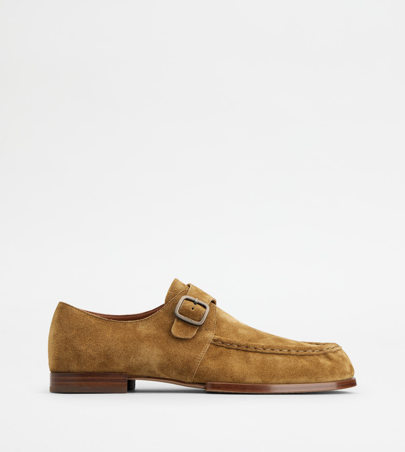 MONKSTRAPS IN SUEDE - BROWN 1