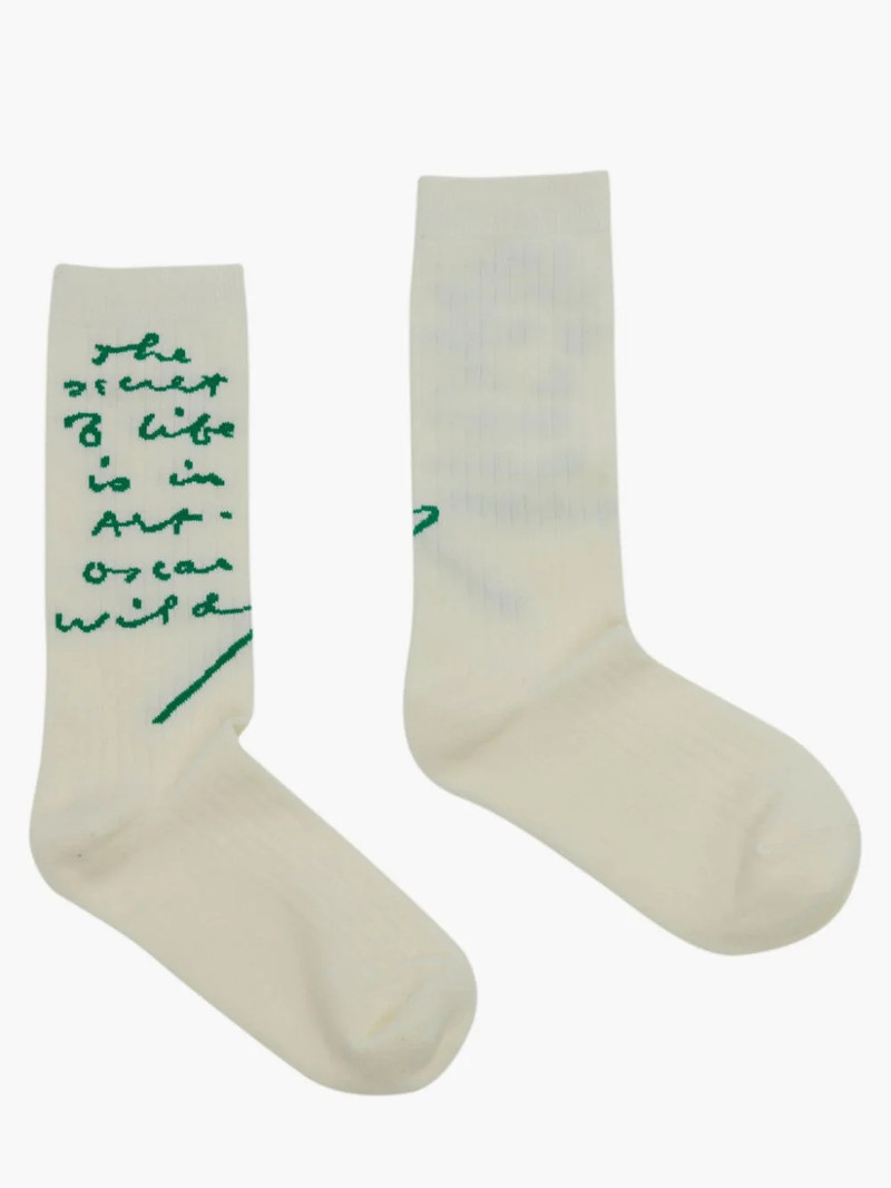 OSCAR WILDE CAPSULE: QUOTE ANKLE SOCKS 1