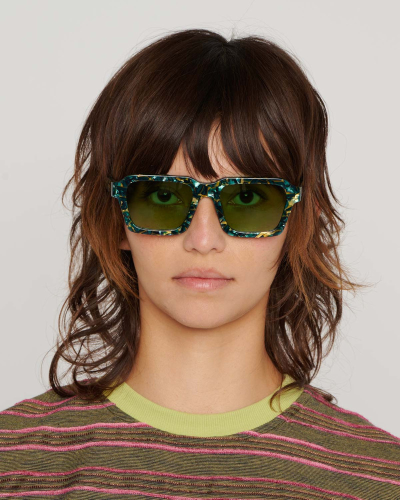 Staunton Post Modern Primitive Eye Protection - Green Granite/Green 3