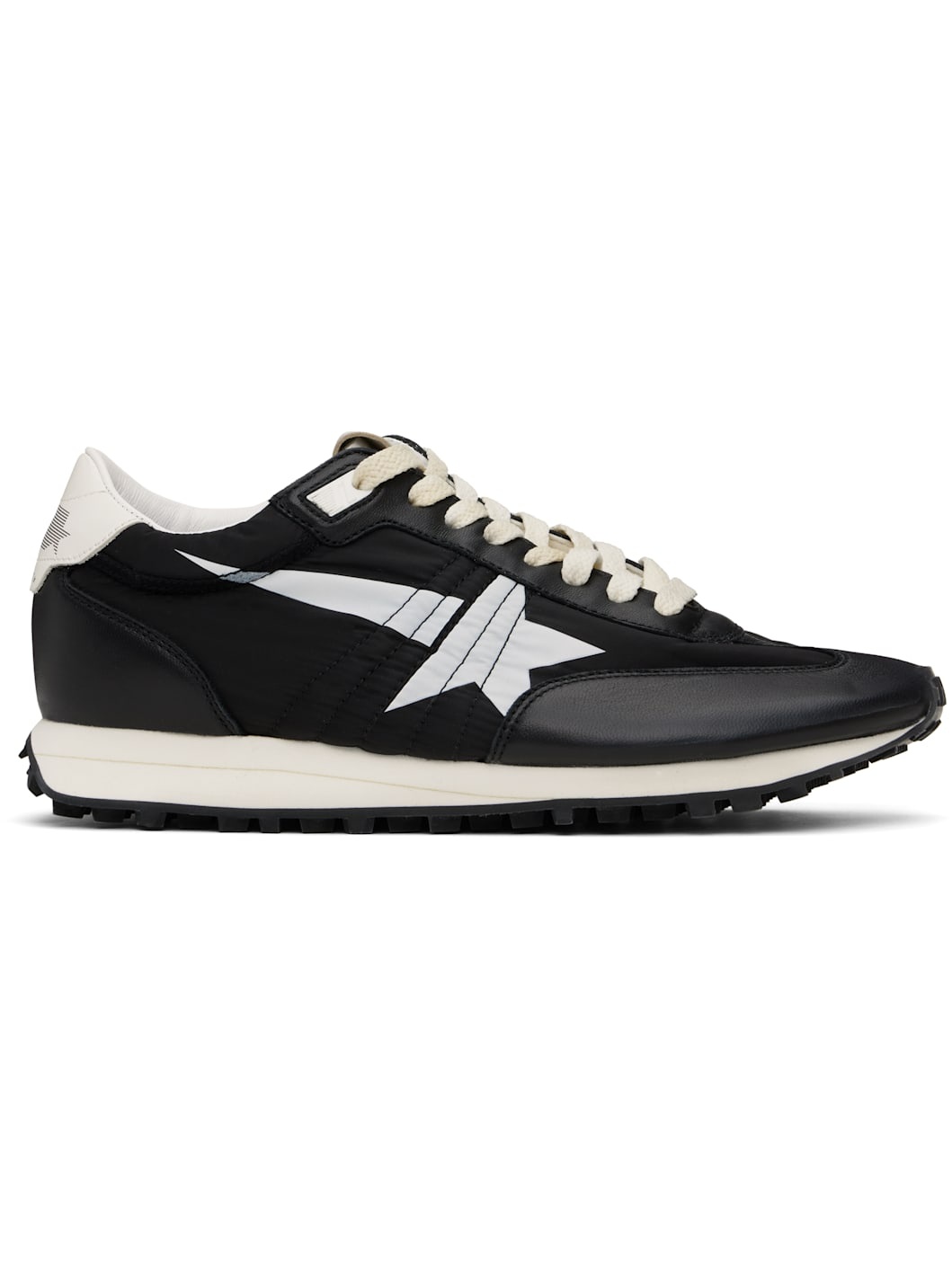 Black & White Marathon Sneakers - 1