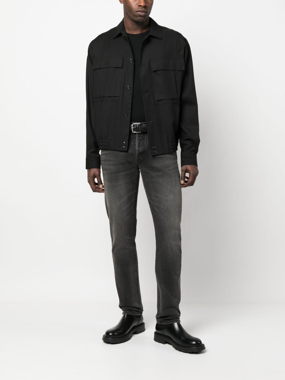 Selvedge straight-leg jeans - 2