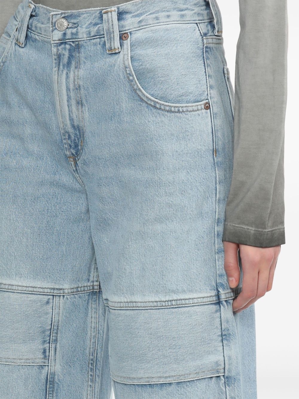 Tanis high-rise wide-leg jeans - 5
