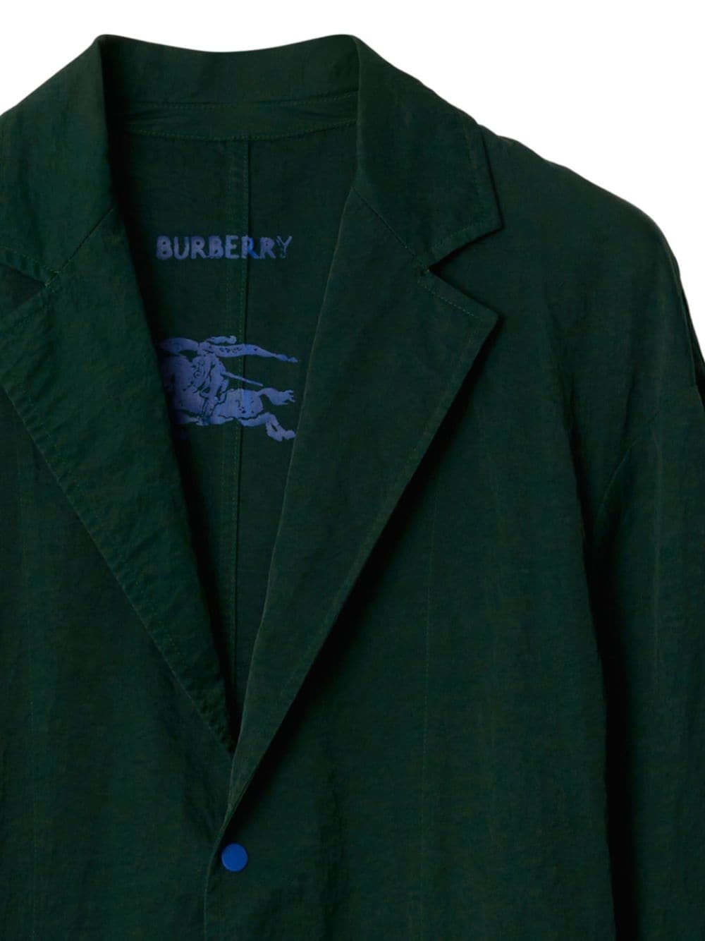 notched-lapels single-breasted blazer - 5