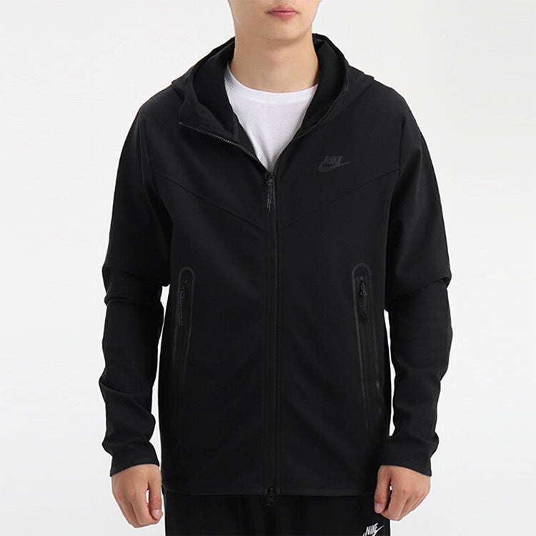 Men's Nike Training Sports Hooded Jacket Black CU4480-010 - 3