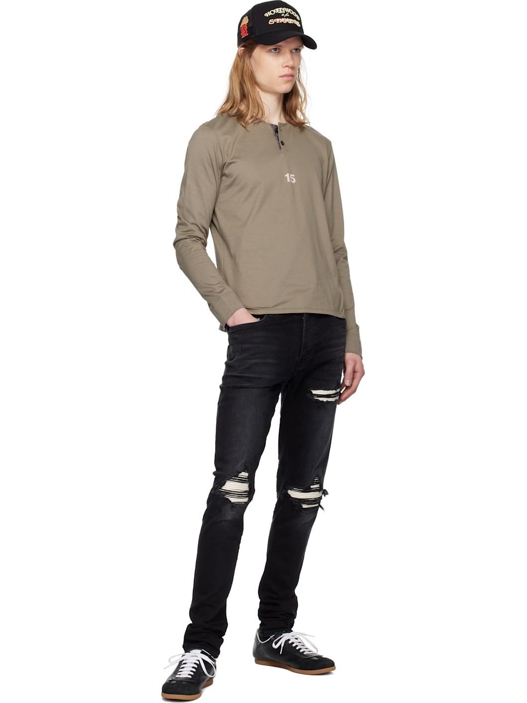 Black MX1 Ultrasuede Jeans - 4
