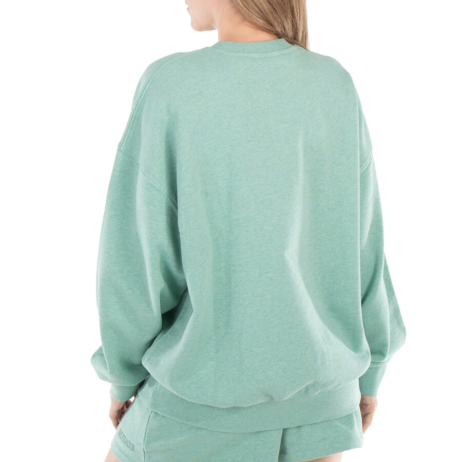 Rotate Ladies Granite Green Logo-Embroidered Sweatshirt - 4