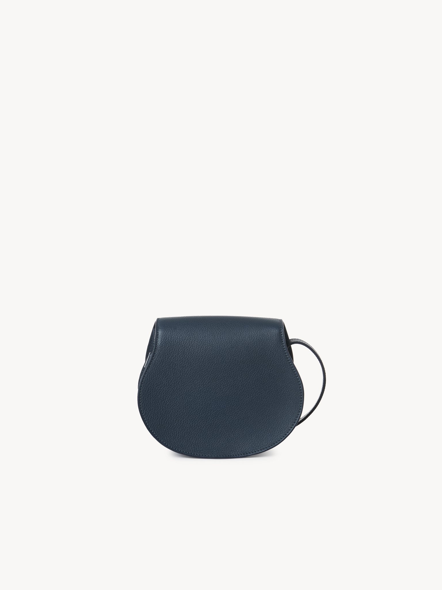 SMALL MARCIE SADDLE BAG IN GRAINED LEATHER - 4