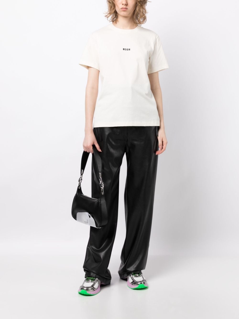 micro-logo cotton T-shirt - 3