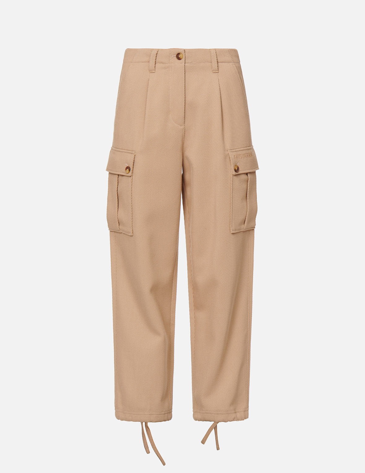 Seagull Embroidered Cargo Twill Pants - 7