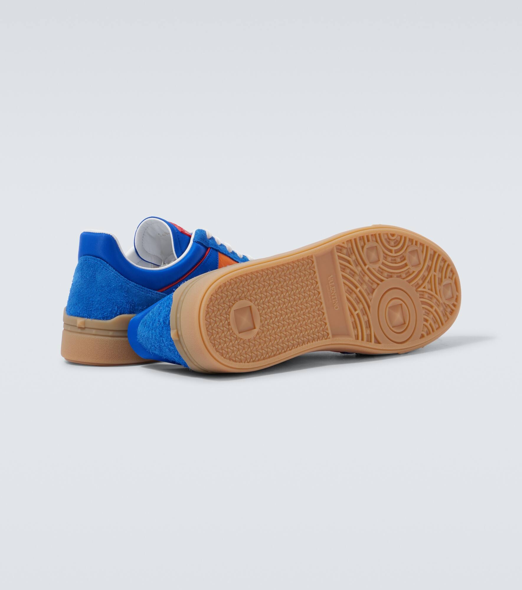 Upvillage leather-trimmed sneakers - 7