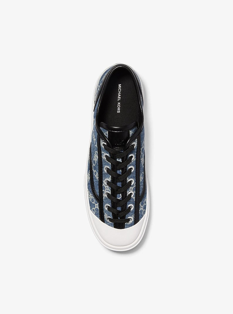 Jude Empire Diamond Jacquard Denim Sneaker 4