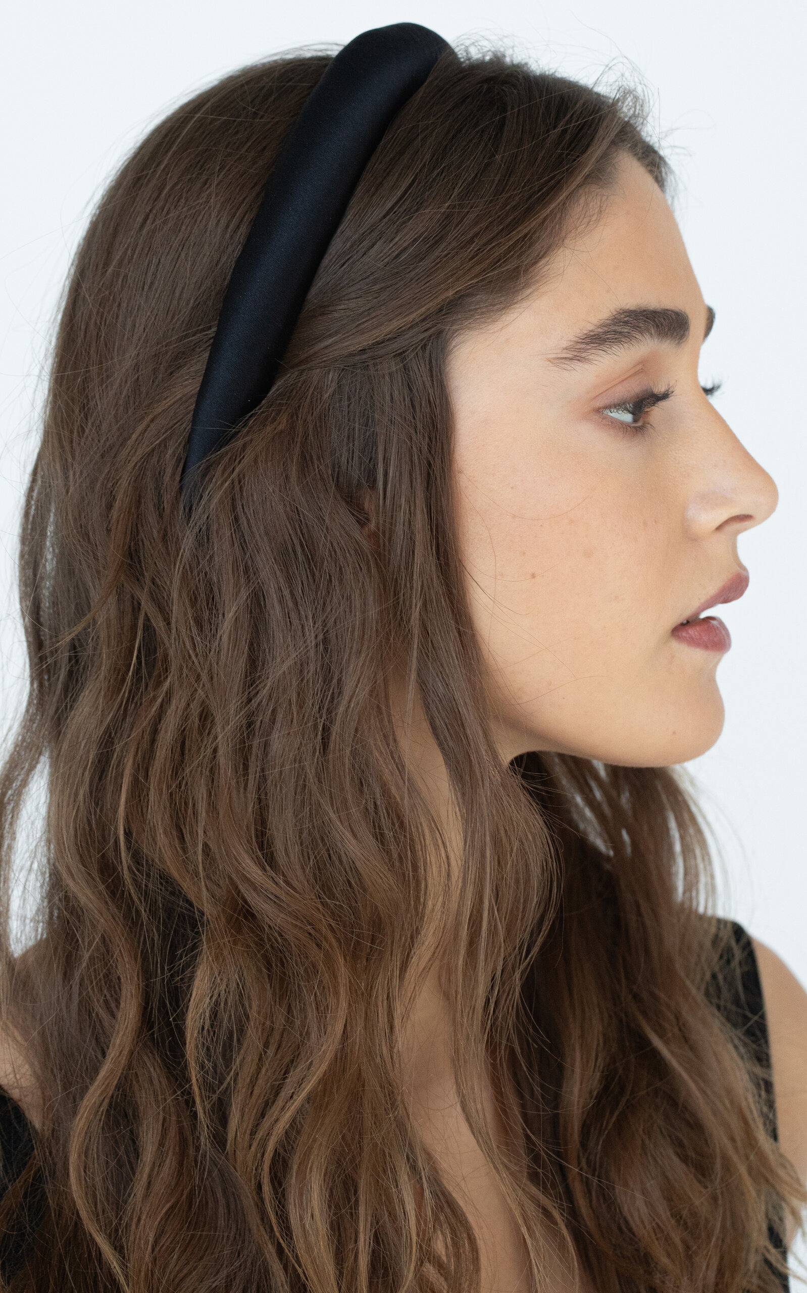 Tori Silk Headband black - 2
