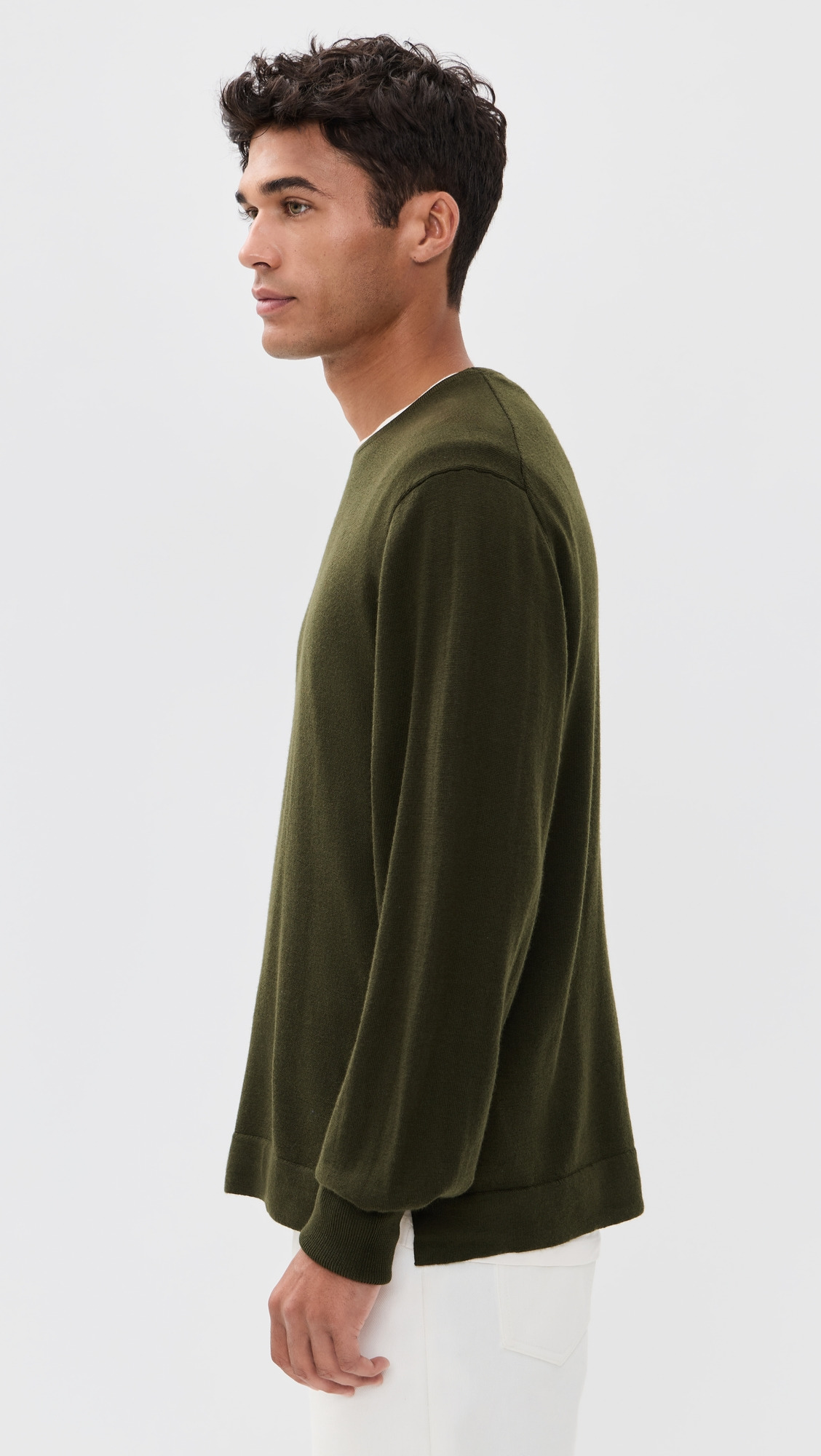 Nina Crew Neck Merino Wool Sweater - 3