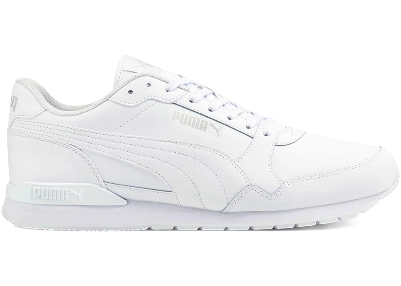 Puma ST Runner v3 Leather White Grey Violet - 1