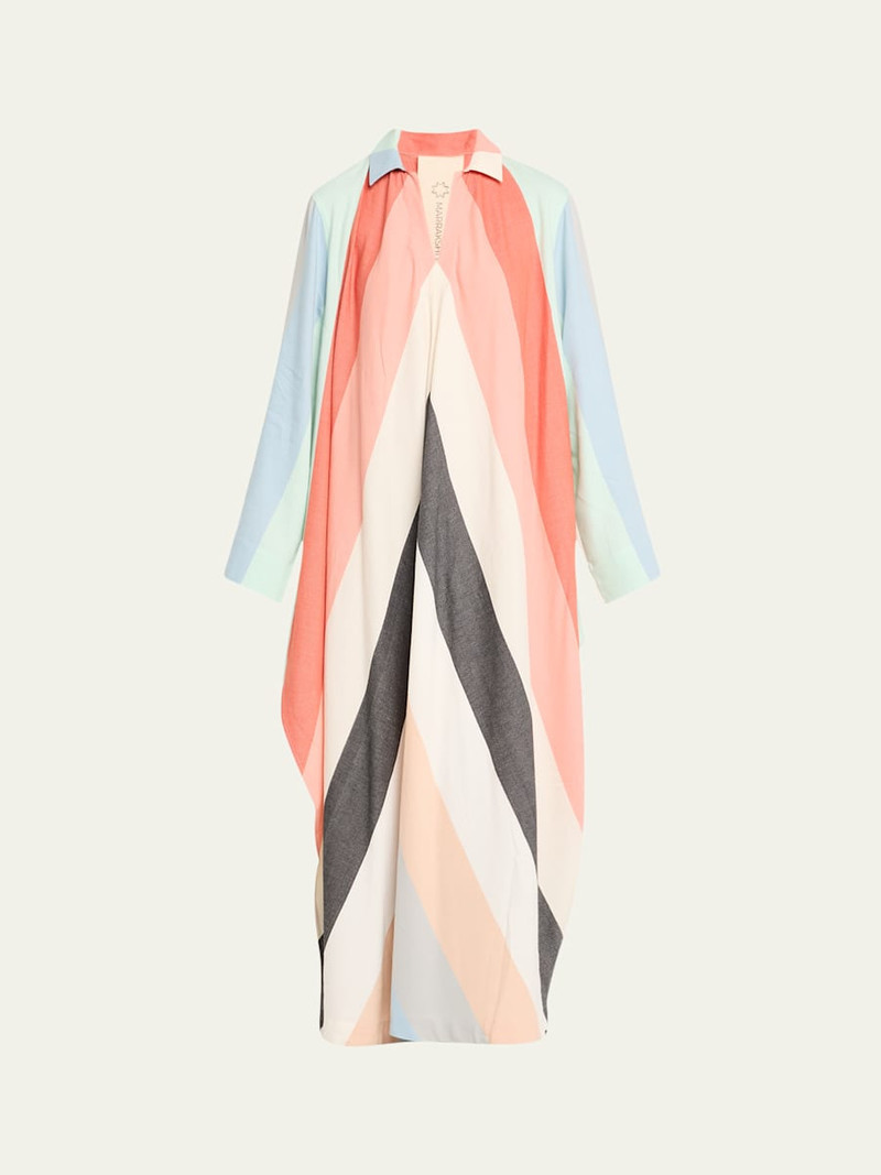 The V-Neck Caftan Dress 1