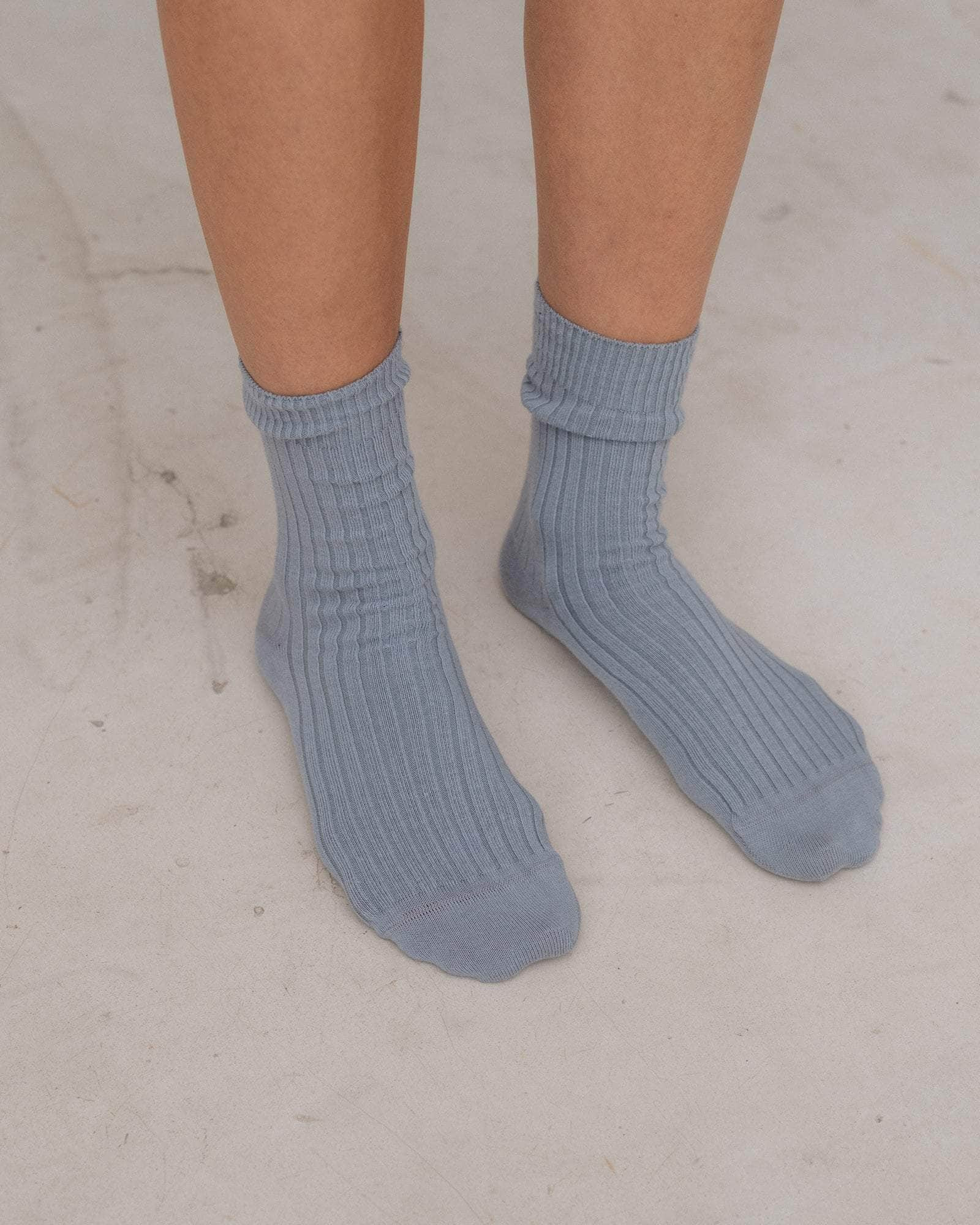 Rib Overankle Socks - Organic Cotton Rib - 3